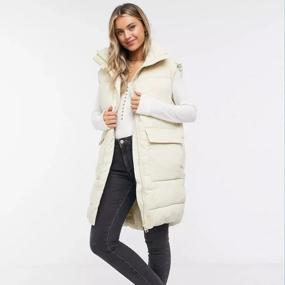 Vest Asos Puffers Monki Jackets Coats Monki Lumi Oversized Puffer